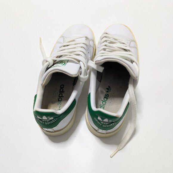 Adidas Stan Smith White/Green Leather Sneakers - Men’s US 6.5 - Picture 8 of 9
